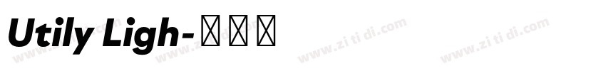 Utily Ligh字体转换